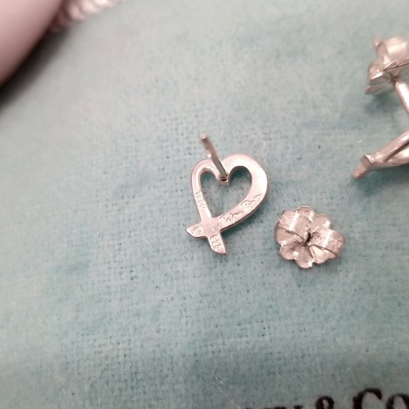 Tiffany Paloma Picasso Loving Heart Earrings - Picture 2 of 2